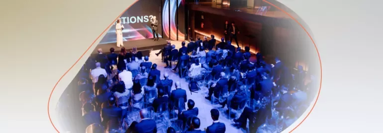  a conference seen from above